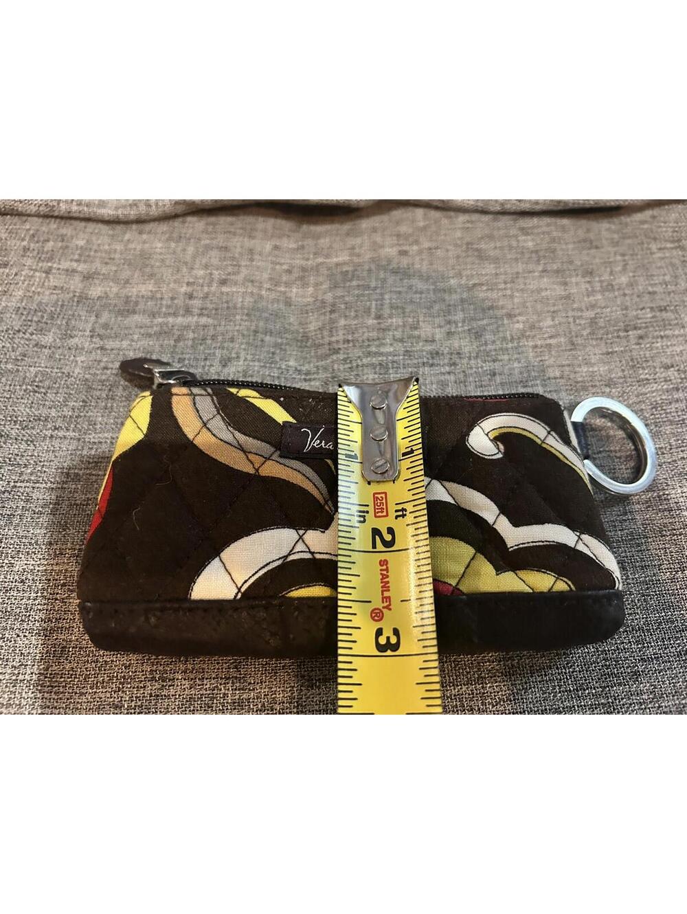 Vera Bradley Coin Purse Key Ring Puccini Retired - Picture 5 of 5